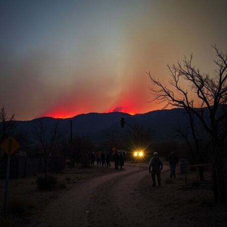 Bosque fire prompts evacuations in Española – Albuquerque Journal