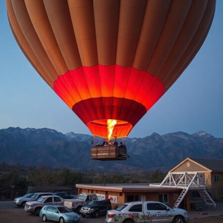 VIDEO: Hot air balloon slams into Sky River Casino building in Elk Grove, makes emergency landing – KCRA
