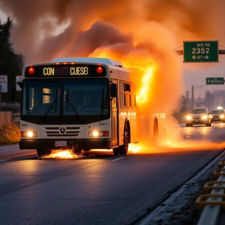 Fatal head-on crash with Chumash Casino bus sparks fire, closes lane on Hwy. 101 – San Luis Obispo Tribune