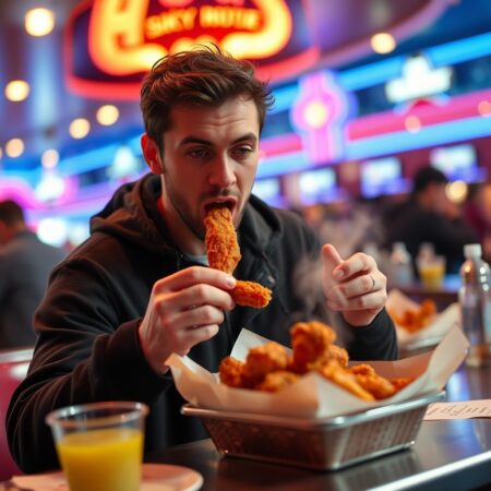 Who will win the Chicken Wing Eating Contest at Sky River Casino? – CBS News