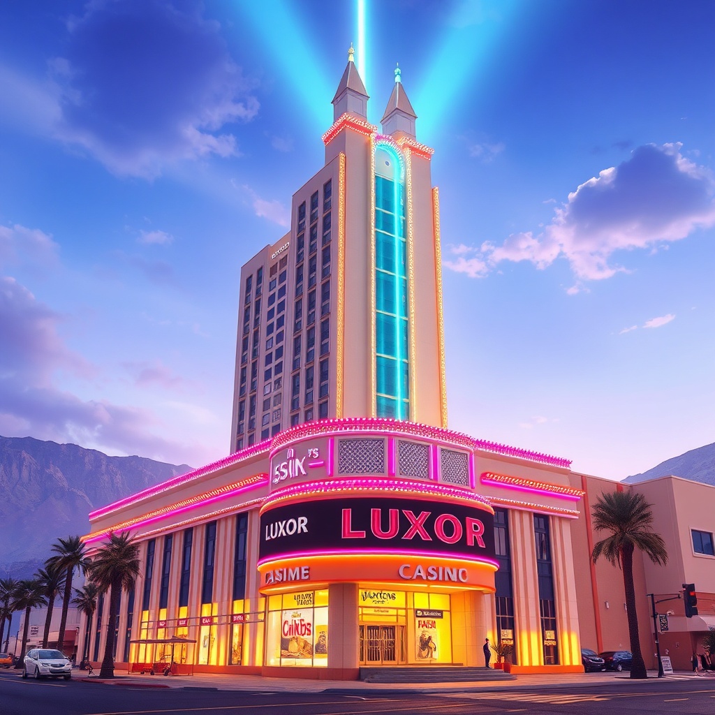 Luxor sky beam color