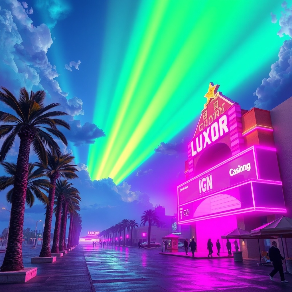 Luxor sky beam color